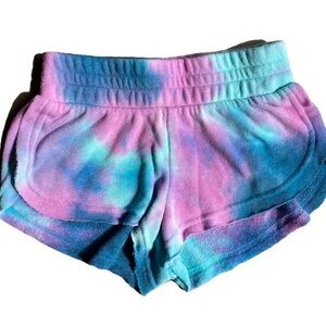Rowdy Sprout Pastel Tie-Dye Athletic Shorts